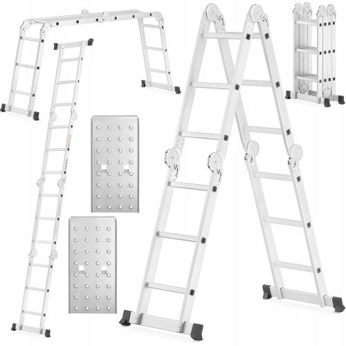 Höhere Leiter 4,3 m Aluminium 1 x 12 bis 150 kg