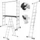 Höhere Leiter 3 m Aluminium 2 x 8 bis 150 kg