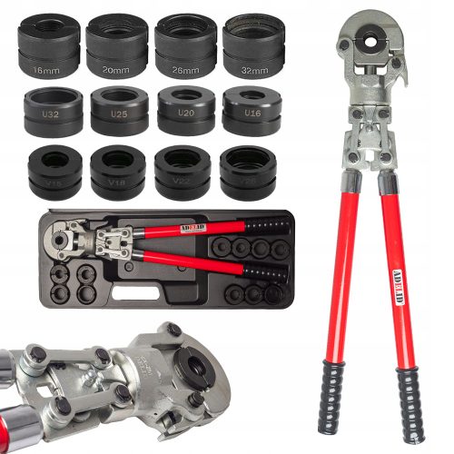 PRESSWERKZEUG FÜR PEX-ROHRMATRIZEN 16–32 mm (TH) + 2 weitere Produkte
