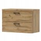 ADK Meble Luna Waschbeckenunterschrank 80,5 x 40,5 x 53,6 cm Craft Oak Gold