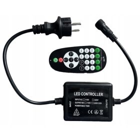  Savineo Lichtergirlande 1 cm Netz schwarz