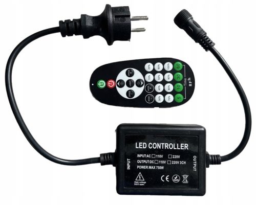  Savineo Lichtergirlande 1 cm Netz schwarz