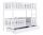  AJKmeble BOBO 11 Bett 84 x 164 cm weiß