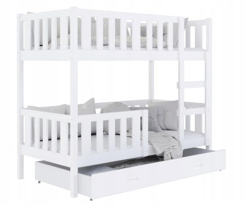  AJKmeble BOBO 11 Bett 84 x 164 cm weiß