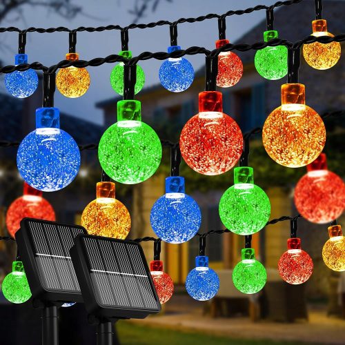  2 STÜCK SOLARGARTENGARLANDAMPEN 30 LEDs