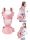  Ergonomische Babytrage mit Hüftgurt Goldstart E001, rosa