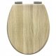AWD Interior MDF-Toilettensitz, MDF in Braun- und Beigetönen
