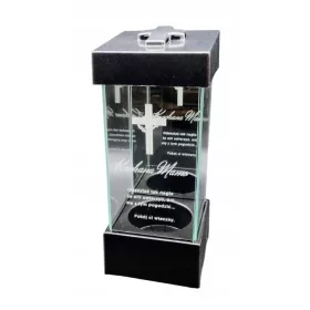  LAMPION L-25 PERSONALISIERT - GRAVUR / MOM / SILBER