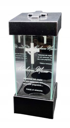  LAMPION L-25 PERSONALISIERT - GRAVUR / MOM / SILBER