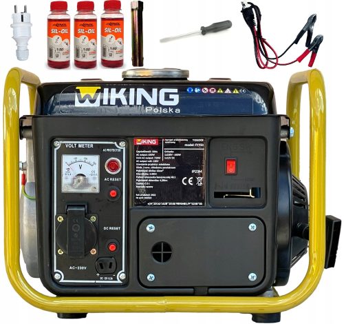 Tragbarer einphasiger Stromerzeuger Wiking 720 W Benzin