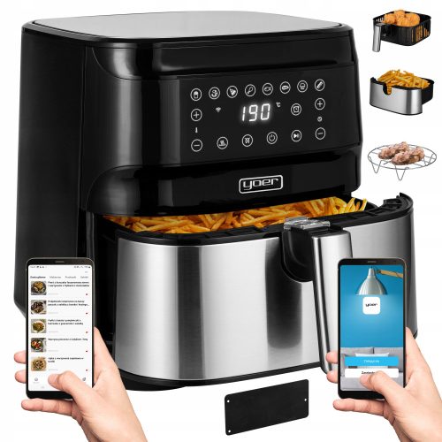  Yoer AF01BK 1700 W fettfreie Fritteuse 5,5 l