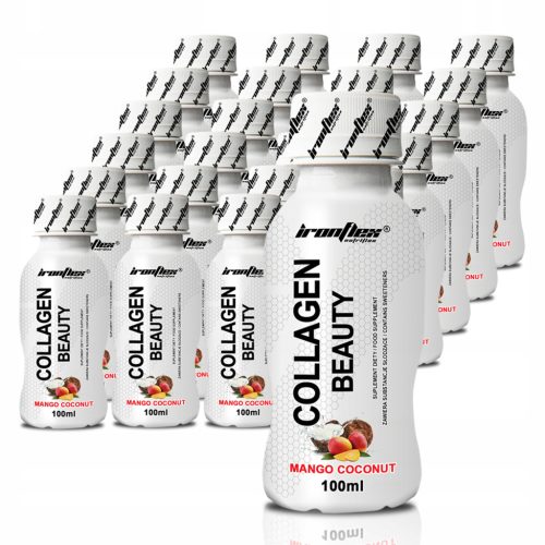 IRONFLEX Collagen Beauty Shot für Haut, Haare & Nägel, 24x100ml