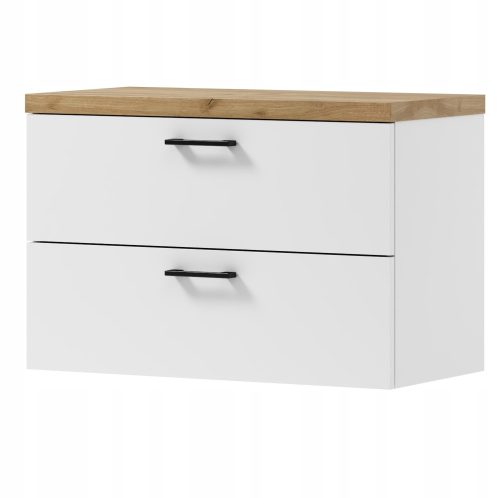 Badezimmerschrank 80 cm mit Arbeitsplatte