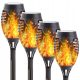  Interlook eingebettete Solarlampe, schwarz, 51 cm, 4 Stk.