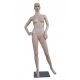Ganzkörper-Schaufensterpuppe für Damen in Beige