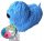  Zotteliger Hund, blauer Anti-Stress-Squishy