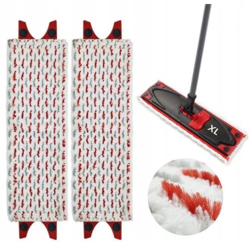  2x VILEDA ULTRAMAX ULTRAMAT XL FLACHMOPPEINSATZ 42cm MIKROFASER