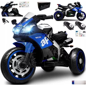  Joy4kids N-666 Motorrad schwarz und blau