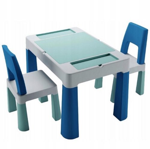  Tega Baby Teggi Multifun Möbelset, grau und blau, 3-teilig.