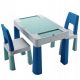  Tega Baby Teggi Multifun Möbelset, grau und blau, 3-teilig.