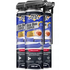    Sprühgerät, Aerosol gegen Kakerlaken, Flöhe, Bettwanzen, Silberfischchen No-Pest 0,01 kg 900 ml