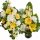 Künstliche Blumen Grabdekorationsset für den Friedhof