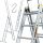  Drabest Aluleiter 3 x 14 bis 150 kg