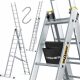 Drabest Leiter 6,31 m Aluminium 3 x 11 bis 150 kg