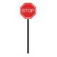 STOP-SCHILD ALUMINIUMRAHMEN 40x40 cm