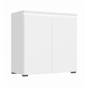  Intermeble VEJLE Kommode 80 x 40 x 80 cm mattweiß