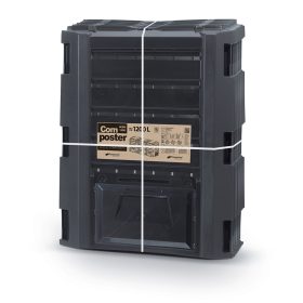  Prosperplast 3-Kammer-Komposter 1200 l, schwarz