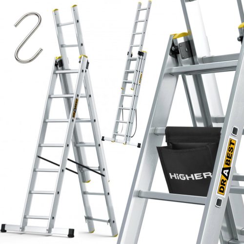  Drabest Aluleiter 3 x 6 bis 150 kg