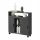 Lumijoki Badezimmerschrank 71x70x20 cm dunkelgrau
