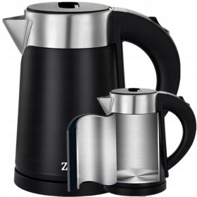  Zilan Double Wall Kettle Wasserkocher 800 W 0,8 l schwarz