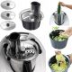  thermoCOOKING TitaniumSlicer(R) Allesschneider für VORWERK Thermomix TM6 und TM5 1500 W