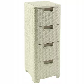  Curver Badezimmerregal creme 38 x 33 x 79 cm