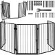 Kaminer Metall-Sicherheitsbarriere zum Anschrauben, 304 x 74,5 cm
