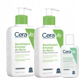 CeraVe Zestaw Nawilżający Emulsja do Mycia 236ml
