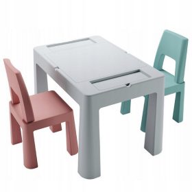  Tega Baby Multifun 1+2 Set, Grau, Rosa und Türkis