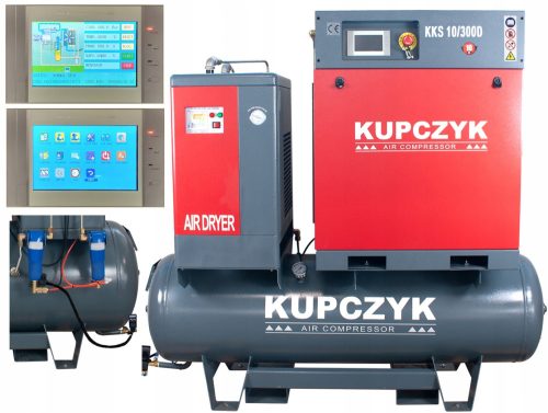 Ölkompressor Kupczyk KKS 10/300D 270 l 10 bar