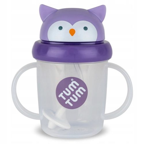  Tum Tum Owl Olivia Wasserflasche mit Strohhalm – Serie 3.