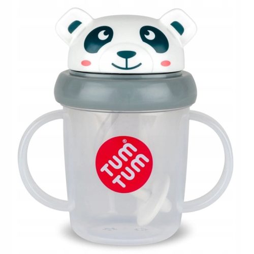  Tum Tum Panda Pip-Flasche mit Strohhalm – Serie 3.