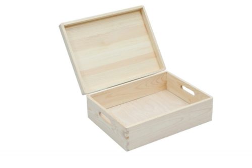 Boxen, Aufbewahrungsbehälter, Organizer Abschließbare Box mit Deckel 40 x 30 x 14 cm