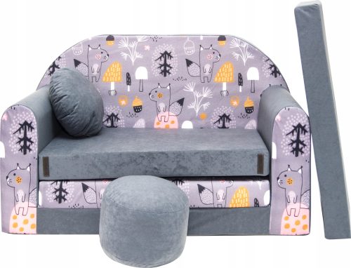  Welox SWM Sofa 98 x 170 cm, mehrfarbiger Samt