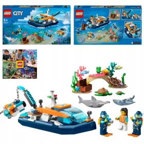    LEGO City 60377 Tauchboot des Entdeckers + LEGO KATALOG 2024 NEU