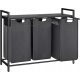 Wäschekörbe und -behälter Homit freistehender Wäschekorb 114l, Schwarz, Braun- und Beigetöne
