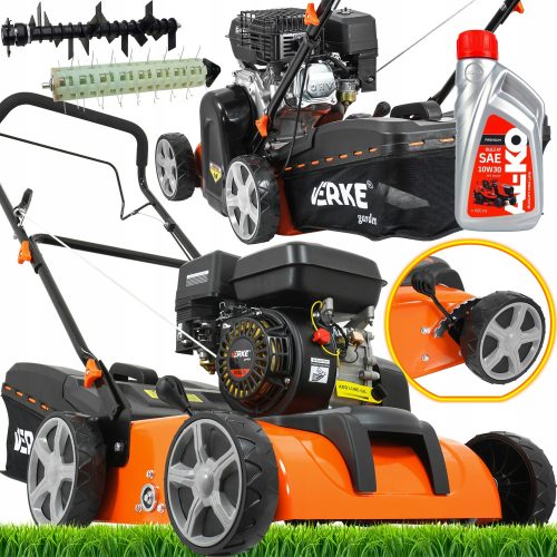 Grubber, Vertikutierer und Belüfter für Gras, Rasen und Erde Vertykulator Verke 38 cm