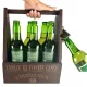  BIERTRÄGER BIERKISTE MIT GRAVUR + ÖFFNER GEBURTSTAG GESCHENK
