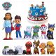  PAW PATROL FIGURINES Set Hunde, Fahrzeuge, 12-tlg.