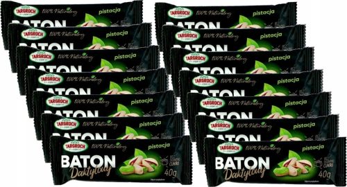 14x Targroch Dattelriegel mit Pistazien 40g - Natürliche und Energiereiche Snackoption
